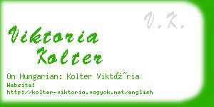 viktoria kolter business card